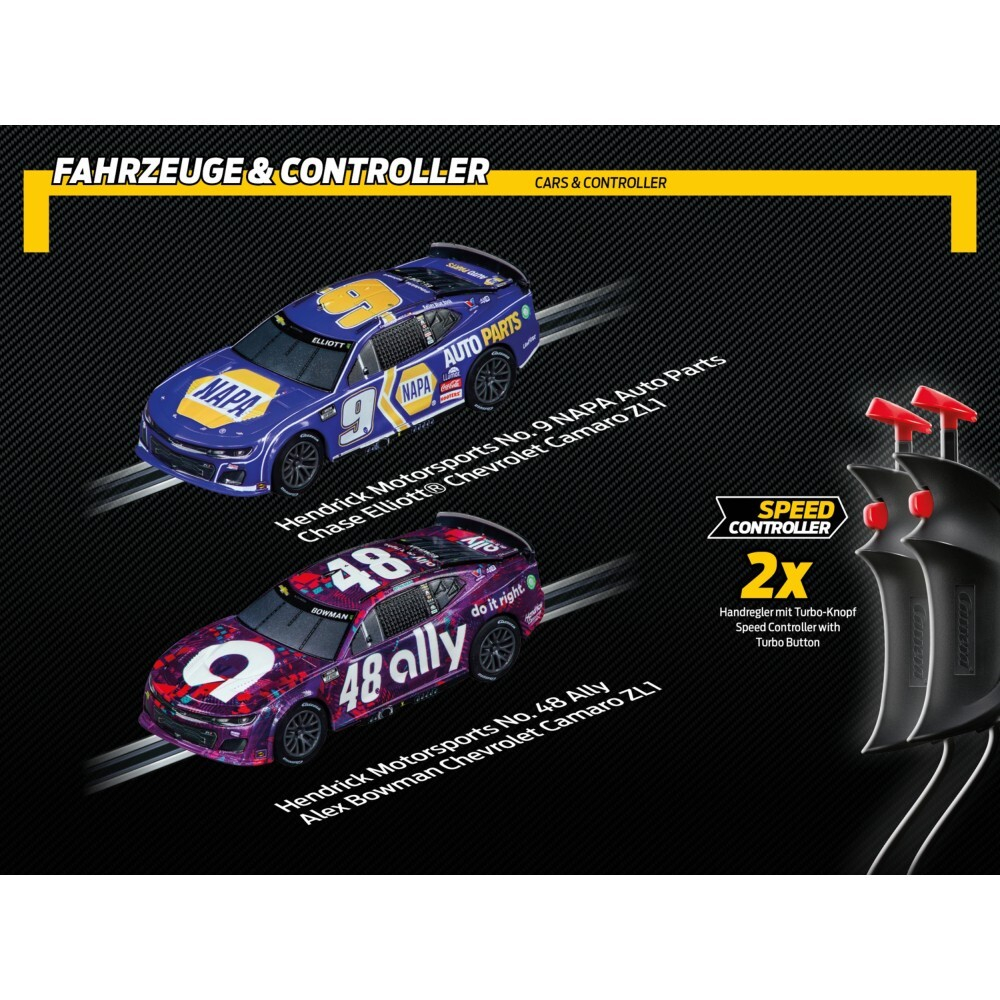 Carrera GO!!! - Автотрек Nascar 4,9 м + 2 машинки 62582 / артикул   62582  / GTIN 4007486625822