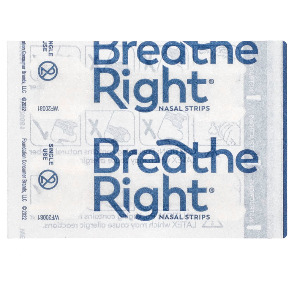 Breathe Right, Полоски для носа, большие, 30 прозрачных полосок