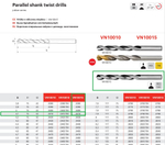 Сверло 4.1х75/43 DIN338 HSSCo5  VN10015.0410