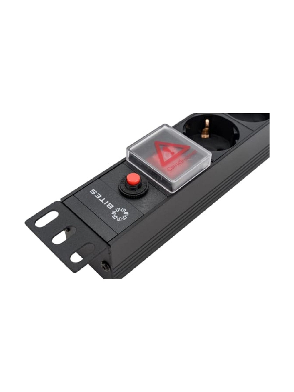 5bites PDU819A-07 Блок розеток  8S / AL / SWITCH / 1U / 19"