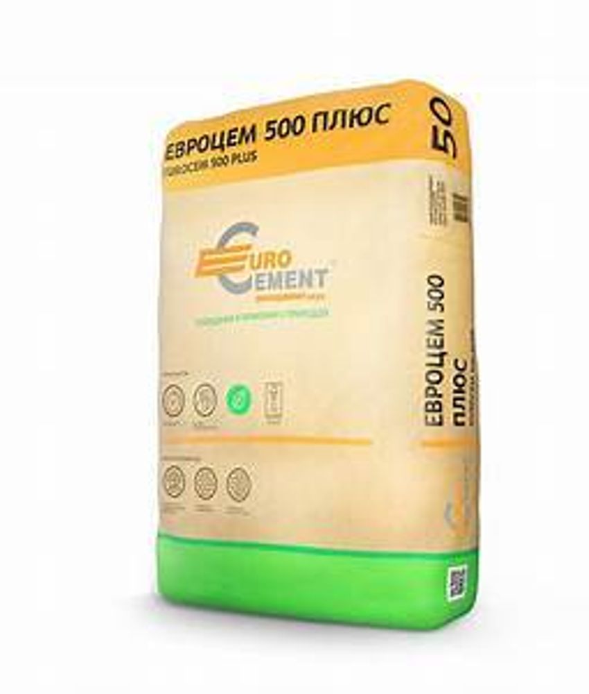 Цемент М-500 Евро 50 кг 39шт/пал Цемрос