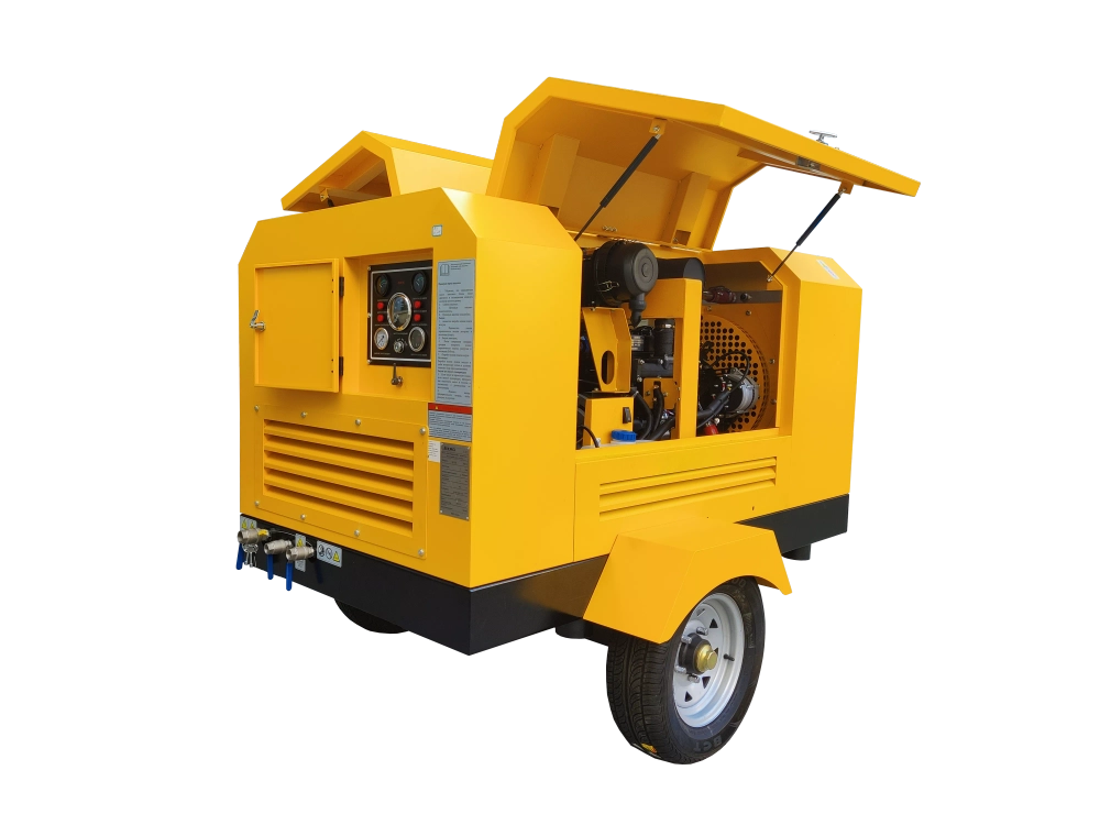 Дизельный компрессор Berg М-6-8 на шасси