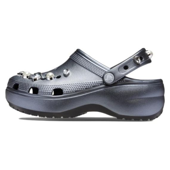Crocs Classic Cloud 'Silver Black'