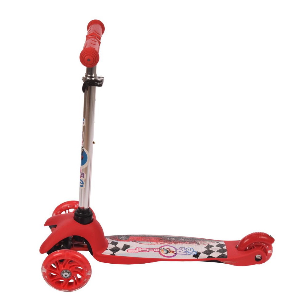 Самокат 3х кол. 55см,макс.высота ручки 62см.колесаPUсвет,макс.вес45кг