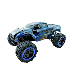 Радиоуправляемый монстр Remo Hobby Dinosaurs Master TWINS MOTOR (синий) 4WD 2.4G 1/8 RTR