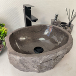 Раковина из мрамора Erozy Grey EM-65323 38*33*15 0882