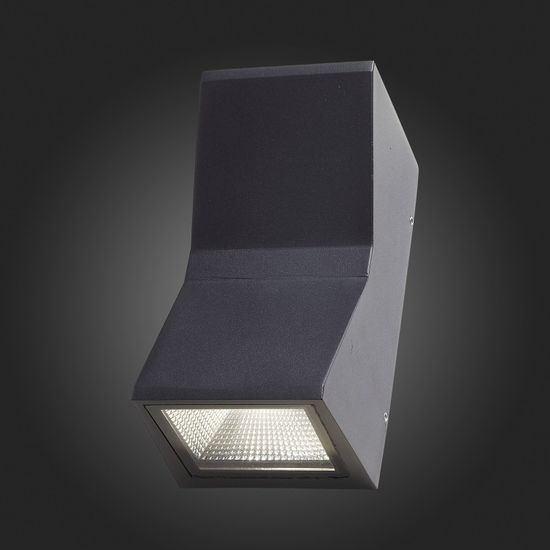 SL088.431.02 Светильник уличный настенный ST-Luce Черный кварцевый LED 2*7W 4000K DEALE