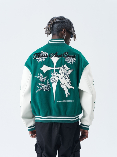 [FROM MOSCOW] Бомбер HARSHandCRUEL "Lock, Stock and Two Smoking Barrels" Varsity Jacket