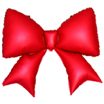 Шар фольгированный Бант 99 см (Красный)