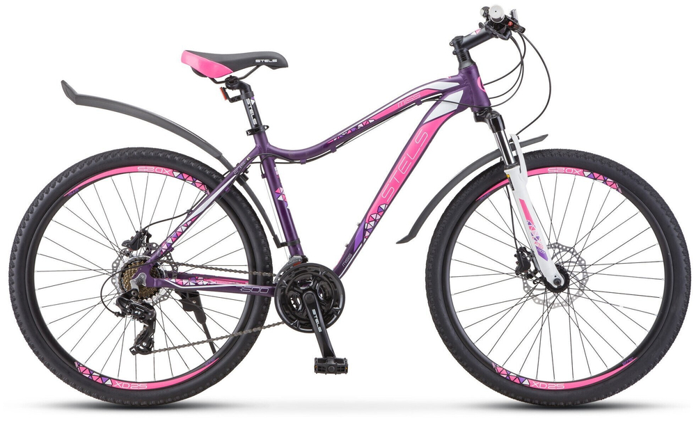 Велосипед STELS Miss-7500 D 27.5" V010 рама 16" Тёмно-пурпурный (требует финальной сборки)