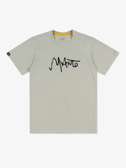 Футболка MANTO INK светло-серая