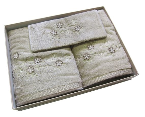 Набор полотенец MARGARITA МАРГАРИТА 3пр 30х50 50х90 и 70х140 Maison Dor Турция