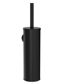 Ершик для унитаза STWORKI Стокгольм S36390BK настенный, черный, с подставкой и держателем