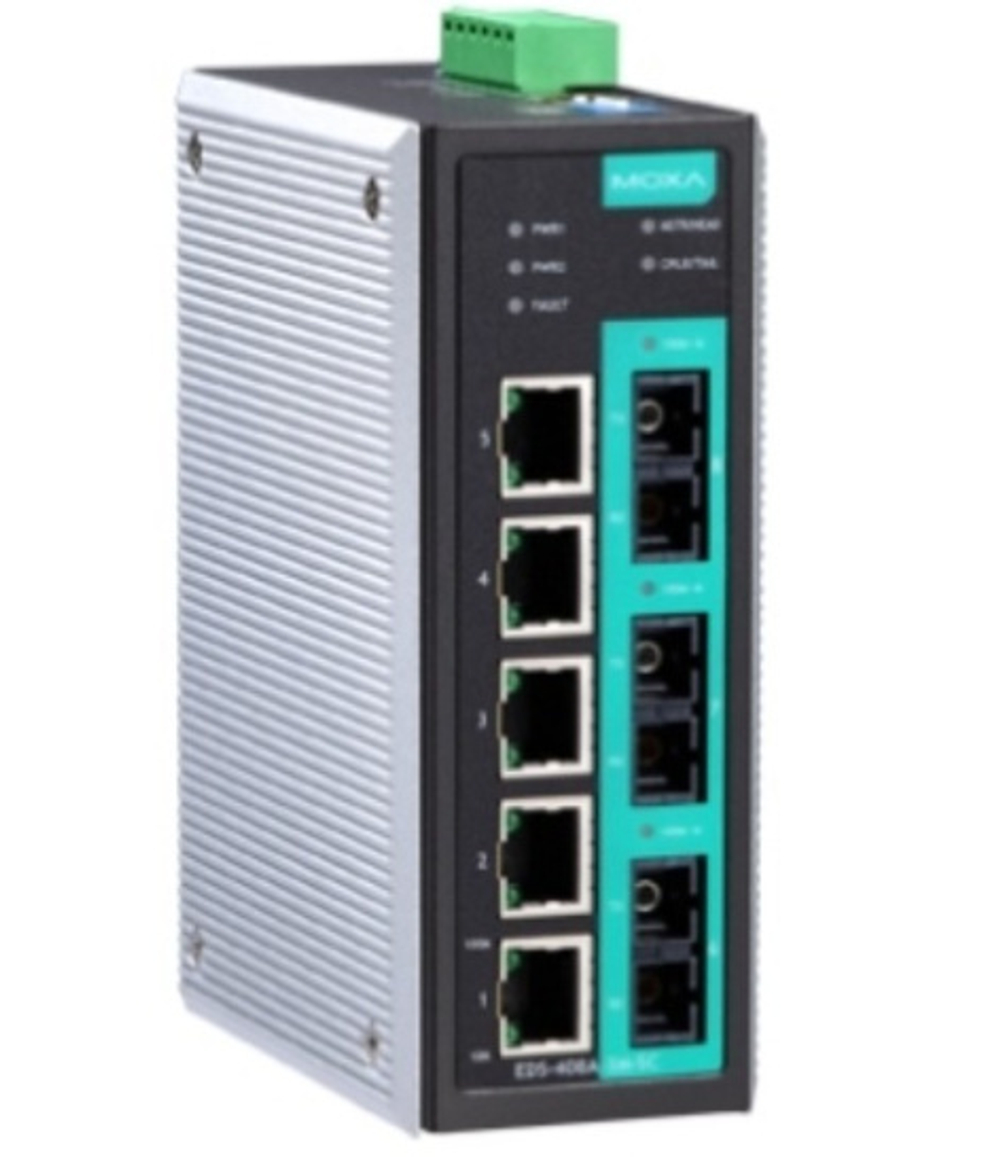 Коммутатор управляемый MOXA EDS-408A-3M-SC