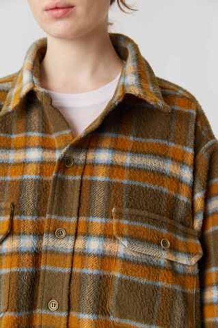 Объемная мужская рубашка в клетку