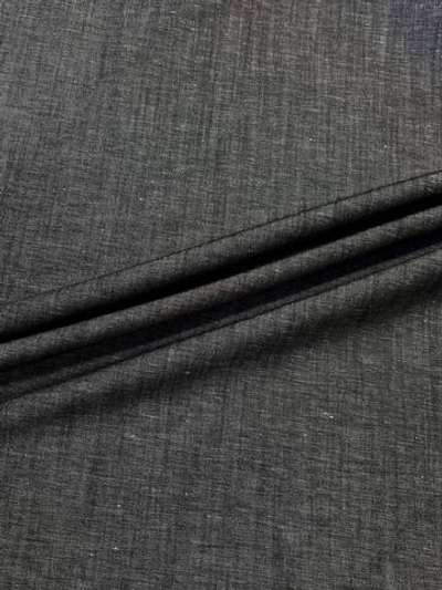 Джинса (деним) хлопок со льном графитовая