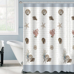 Штора для ванной 180*180см 12 колец "Rosenberg" R-730204