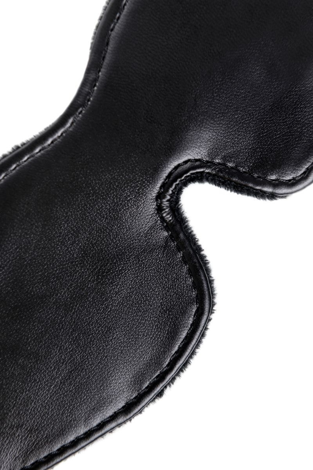 Черная маска Anonymo из искусственной кожи (Цвет: черный)