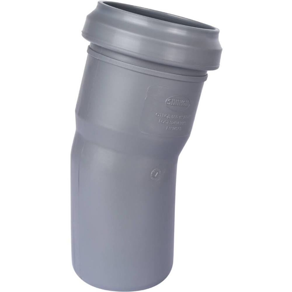 Отвод D 50x15° Sinikon