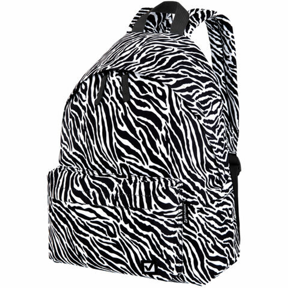 Рюкзак BRAUBERG универсальный, сити-формат, "Zebra", 20 литров, 41х32х14 см
