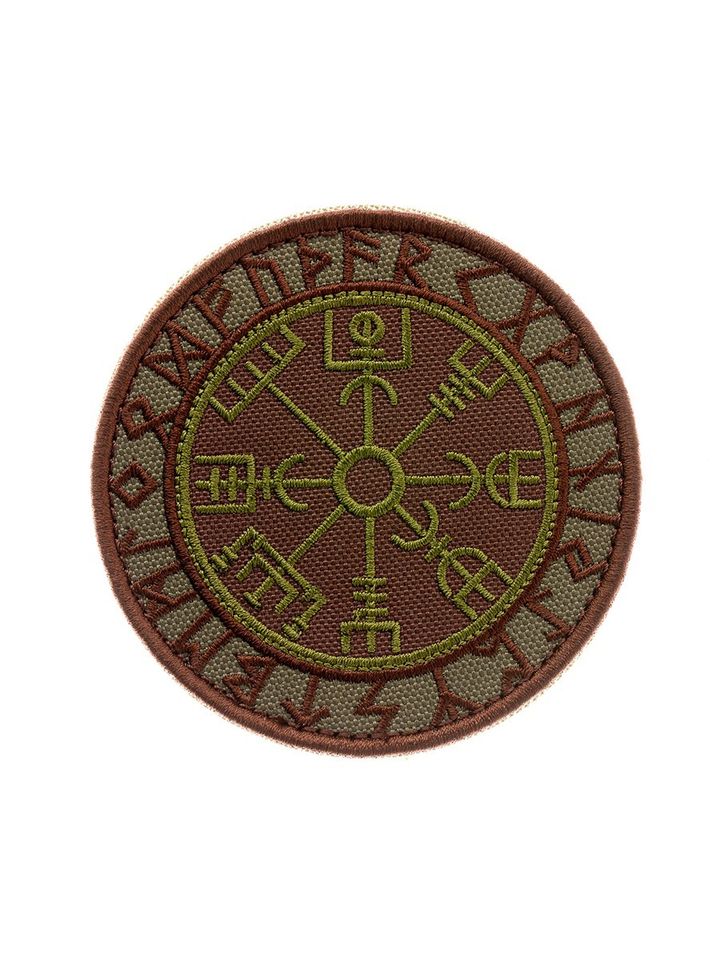 Патч Компас викингов олива