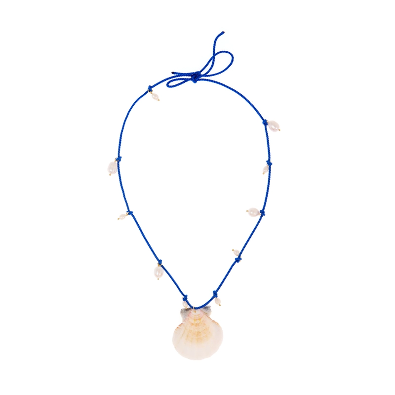 Колье Морской Узел – Синее