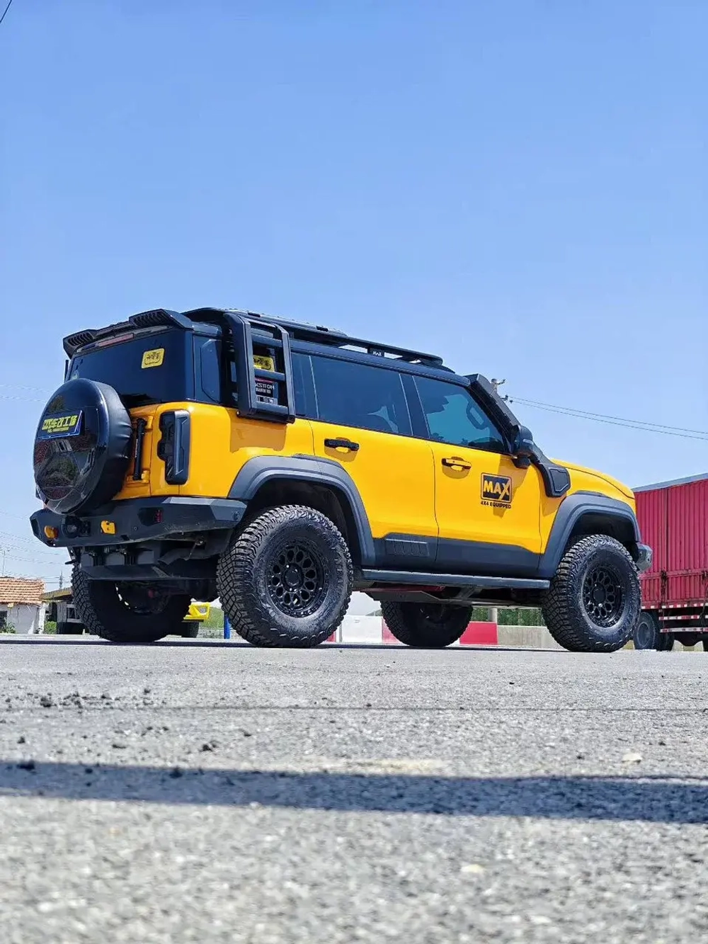 Силовой задний бампер для BAIC BJ40E 2025+ БАЙК обвес стальной бампер защита