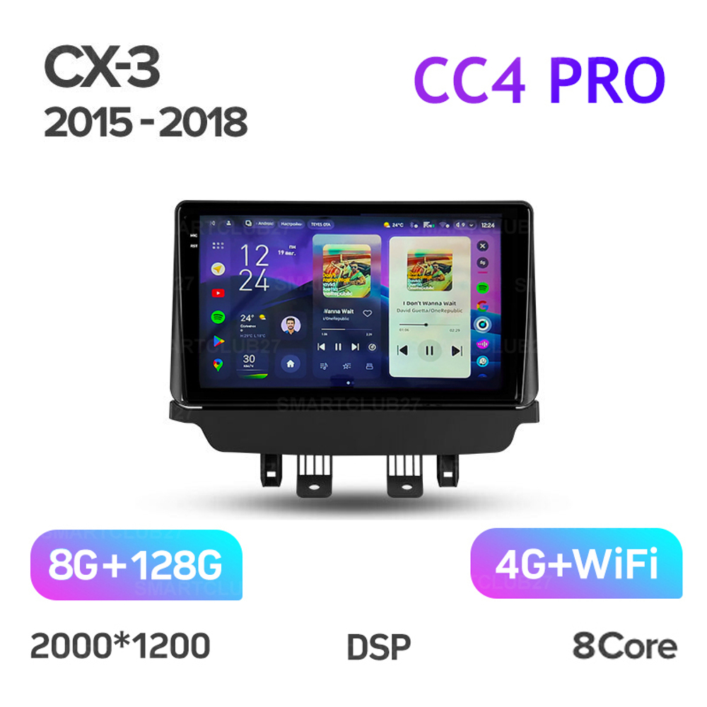 Teyes CC4 Pro 9" для Mazda CX-3 2015-2018
