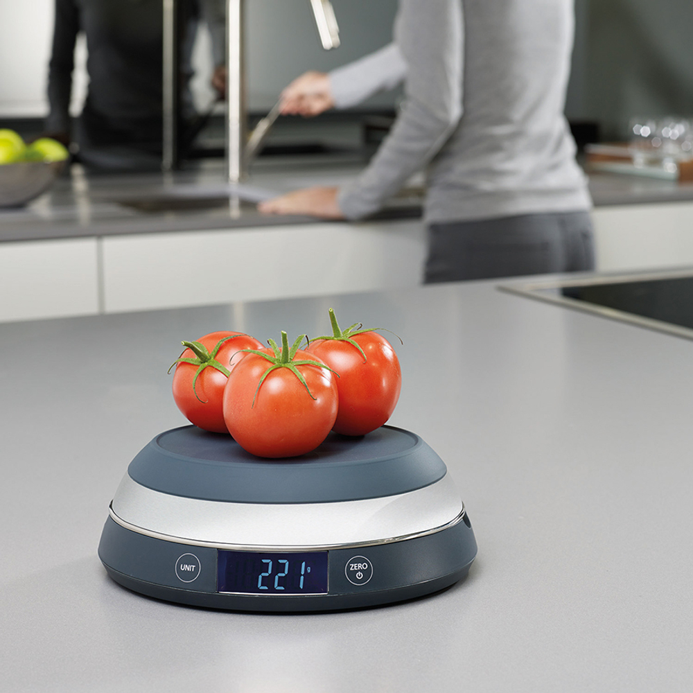Весы кухонные SwitchScale серые, Joseph Joseph
