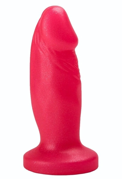 Розовый анальный фаллос - 12 см. (Цвет: розовый)