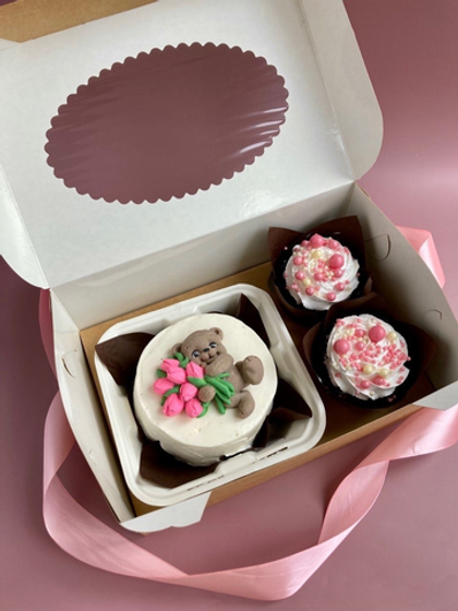 Бенто бокс "Бенто + 2 маффина"