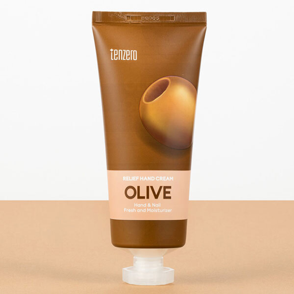 Крем для рук с экстрактом оливы TENZERO Relief Hand Cream Olive (100мл)