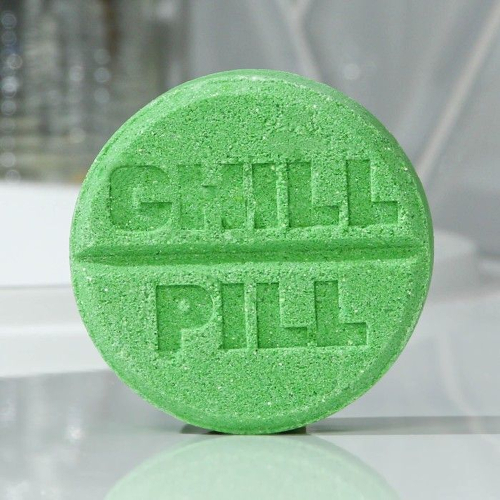 Бомбочка для ванны «Антитупин» с ароматом лайма - 120 гр.