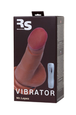 Вибратор Toyfa Realstick Elite Mulatto (Цвет: коричневый)