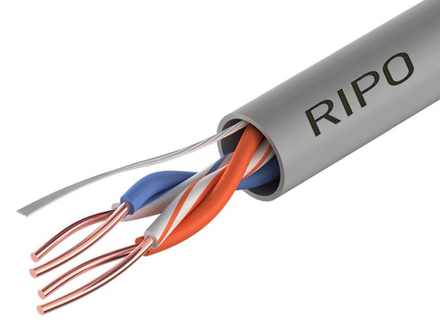 UTP2CAT5E 24AWG CCA RIPO(205м)