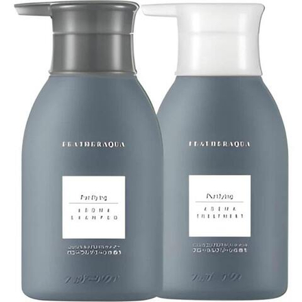 FEATHERAQUA ДОРОЖНЫЙ НАБОР: ОЧИЩАЮЩИЙ КОМПЛЕКС J1/C1 (ШАМПУНЬ J1/Purifying Aroma Shampoo J1  +КОНДИЦИОНЕР C1/Purifying Aroma Treatment C1) 80мл+80г