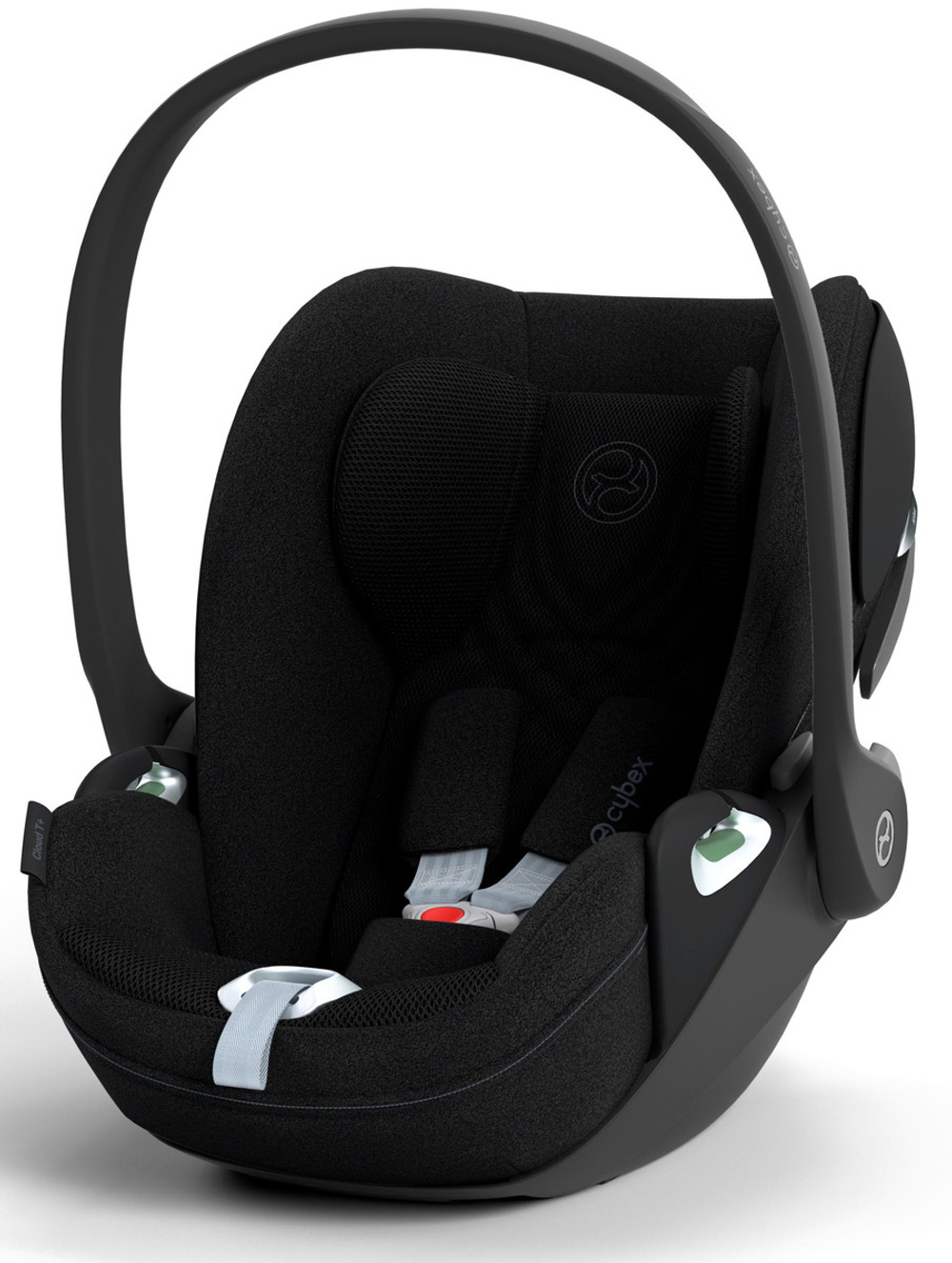 Коляска Cybex Coya Matt Black Frame Cloud T i-Size Sepia Black Plus Leaf Green с дождевиком и бампером