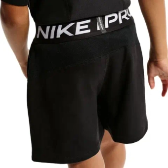 Шорты для мальчика теннисные Nike Kids Pro Dri-Fit Fleece - black/white/white
