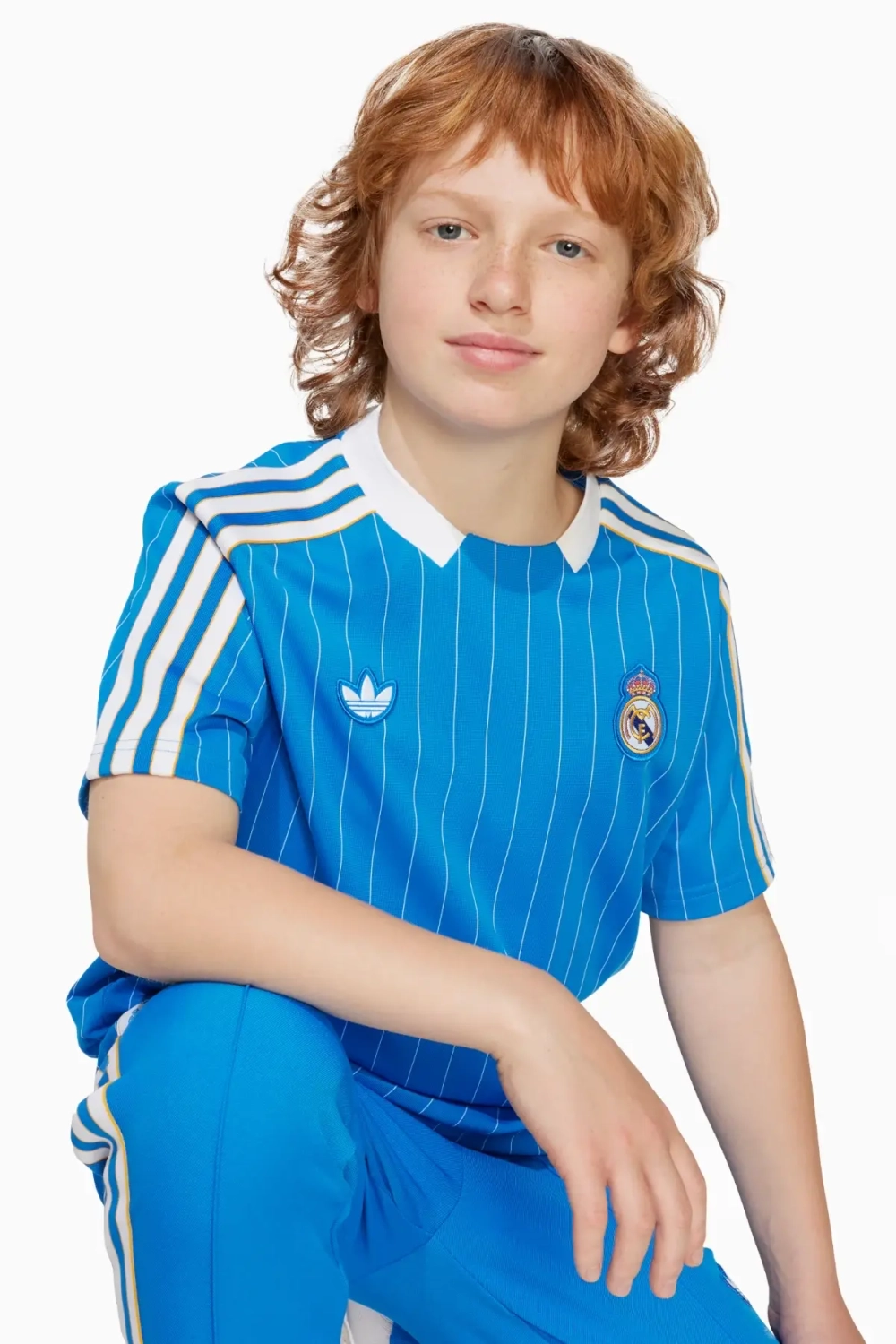 Футболка adidas Real Madrid 25/26 Terrace Icons Junior - синий