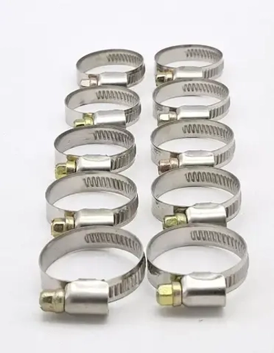 Хомут червячный 20-32 мм, 10 шт нержавеющая сталь