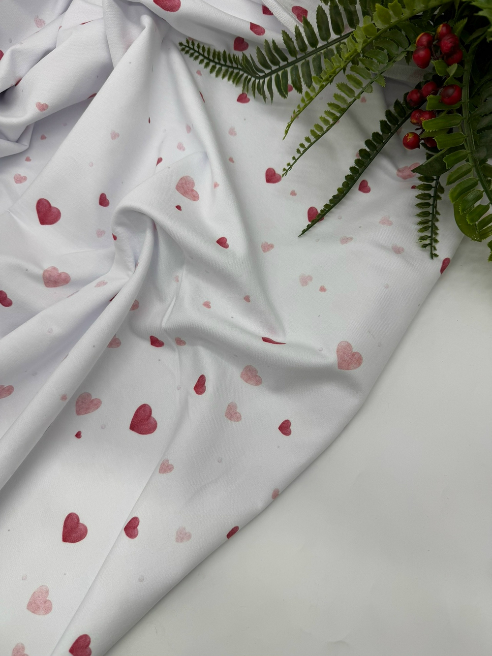 Футер 2 нитка сердечки