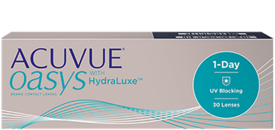 ACUVUE OASYS 1-DAY with HydraLuxe (акувью оазис уан дэй) 30 линз оптическая сила от +0.5 до +8.0