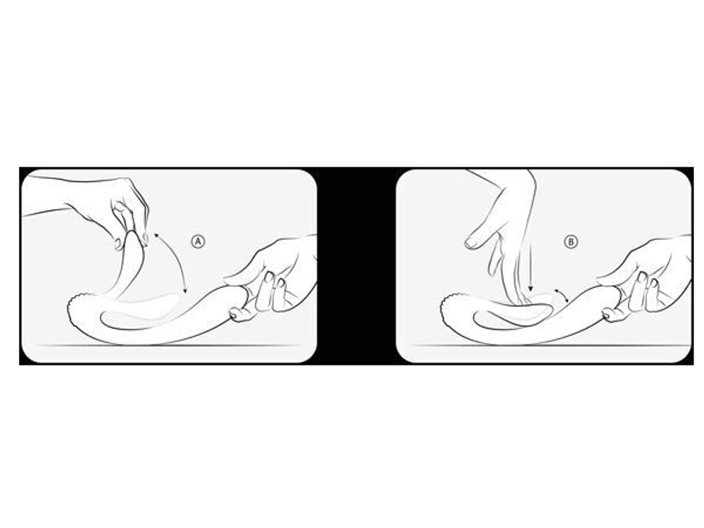 Розовый вибромассажёр G-wave с гибким клиторальным отростком - 18 см. (Цвет: розовый)