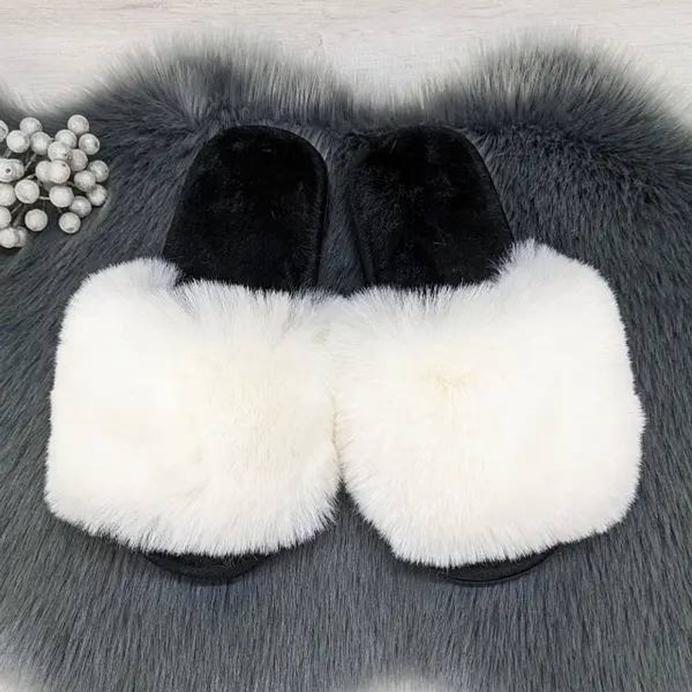 Домашние тапочки Пушистики