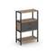 Shelf System Односекционный стеллаж трехярусный с ящиками SN.STM-312 Дуб Табак/Антрацит/Металл Черны