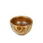 Деревянная текстурированная чаша-тарелка Art of Siberia из дерева вяз. T50