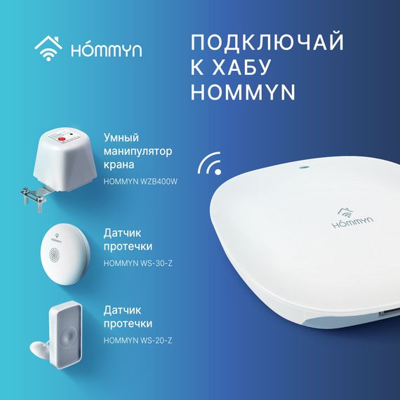 Блок управления (шлюз) HOMMYN Hub HH-01 купить в Москве и Московской области по низкой цене с доставкой по России — (6) Блок управления (шлюз) HOMMYN Hub HH-01 — (6)