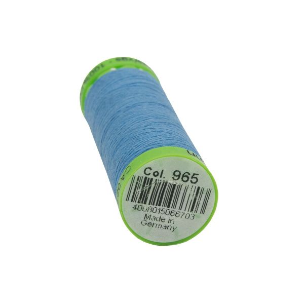 Нитки для тонких тканей Gutermann Extra Fine 150 (200 метров), 5 кат. | 965 дымчато серо-голубой