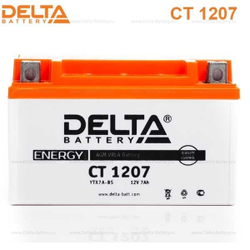 Аккумулятор Delta CT 1207 (12V / 7Ah) [YTX7A-BS]