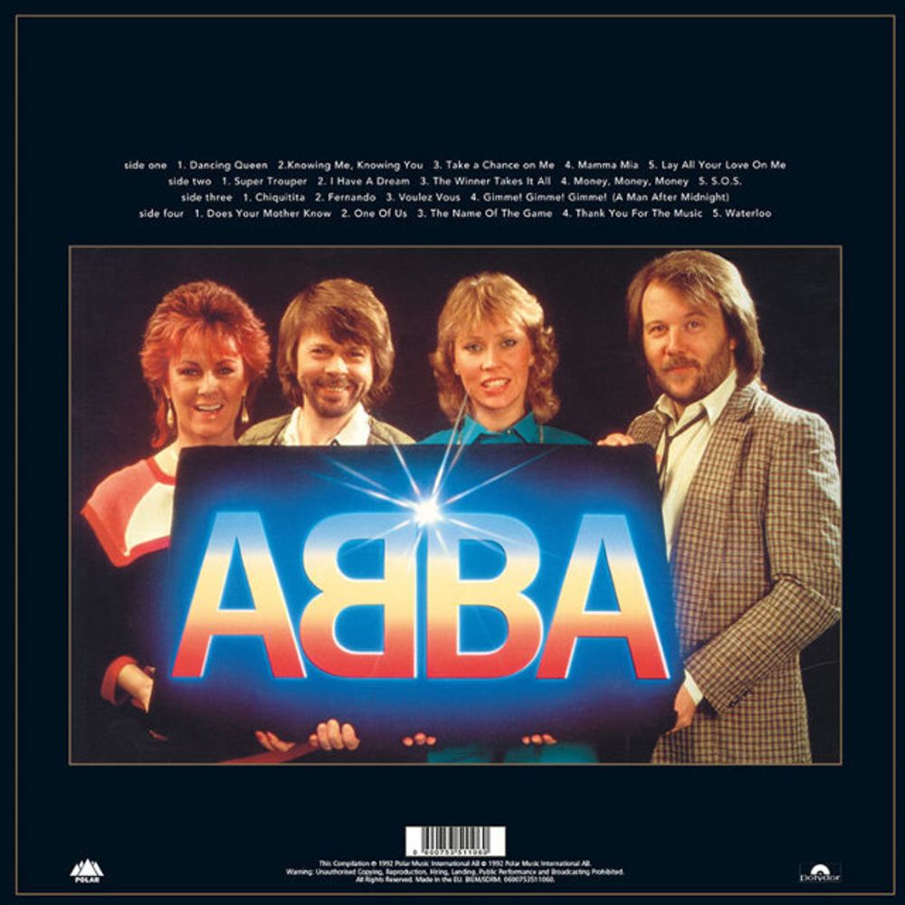 ABBA. Gold. Greatest Hits (2 LP)